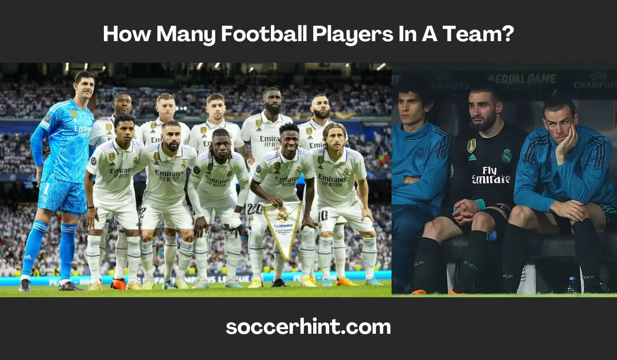 how many players in football team including substitutes